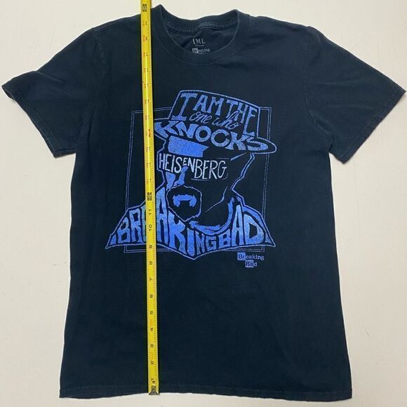 IML Breaking Bad Women’s Black Heisenberg The One Who Knocks Graphic Shirt Sz S - Picture 3 of 7